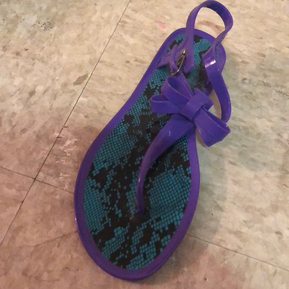 Purple sandals